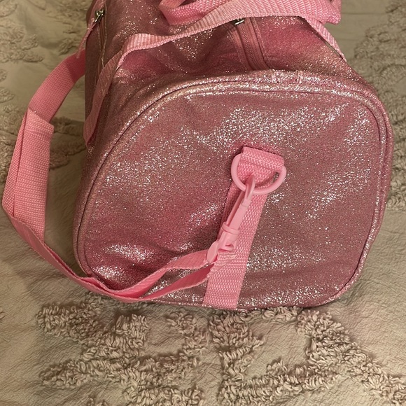 Pink Glitter Mini Sports Bag - Picture 3 of 9